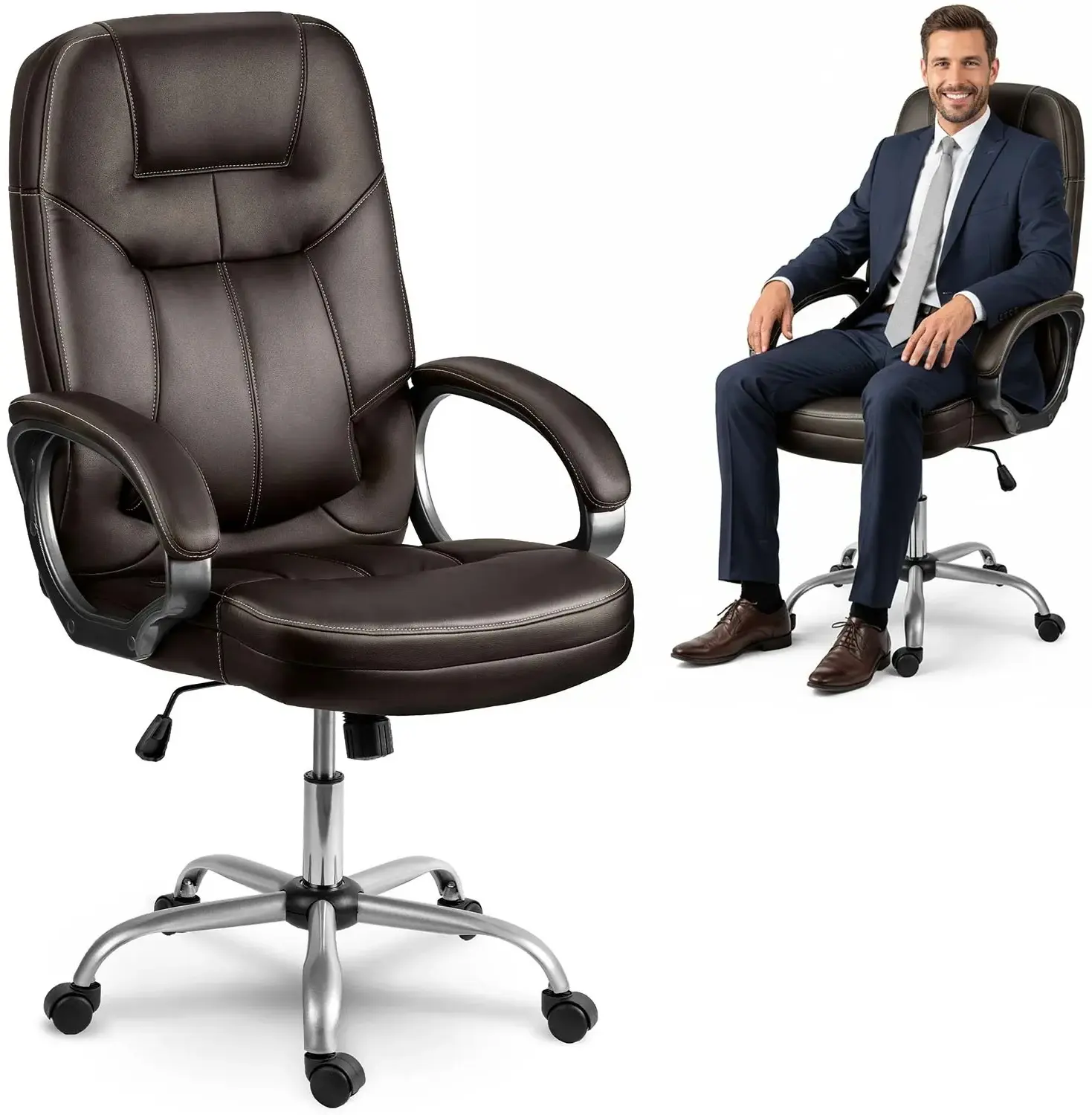 Кресло Sofotel 355 (Dark Brown) - 12