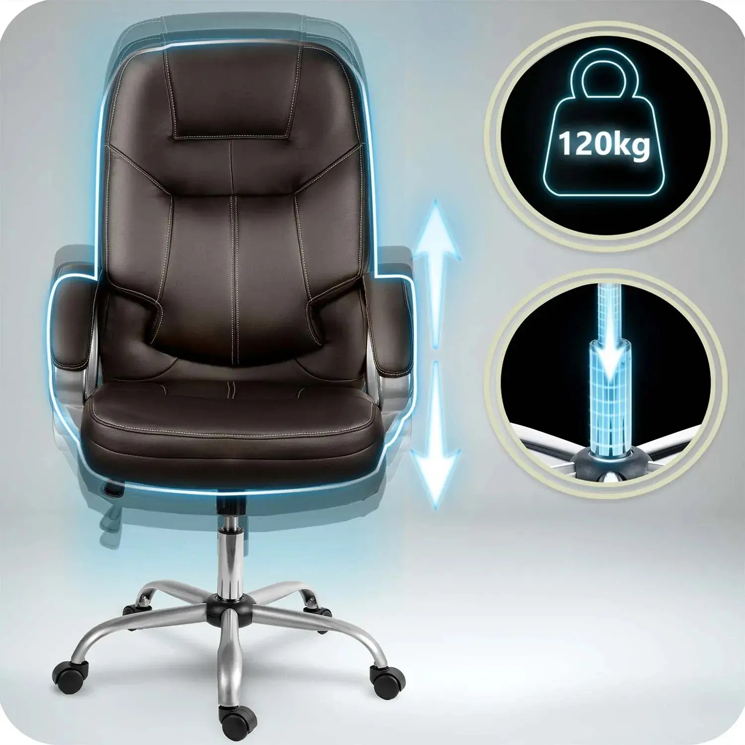 Кресло Sofotel 355 (Dark Brown) - 9