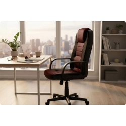 Кресло Sofotel 518B (Black/Brown) Thumb