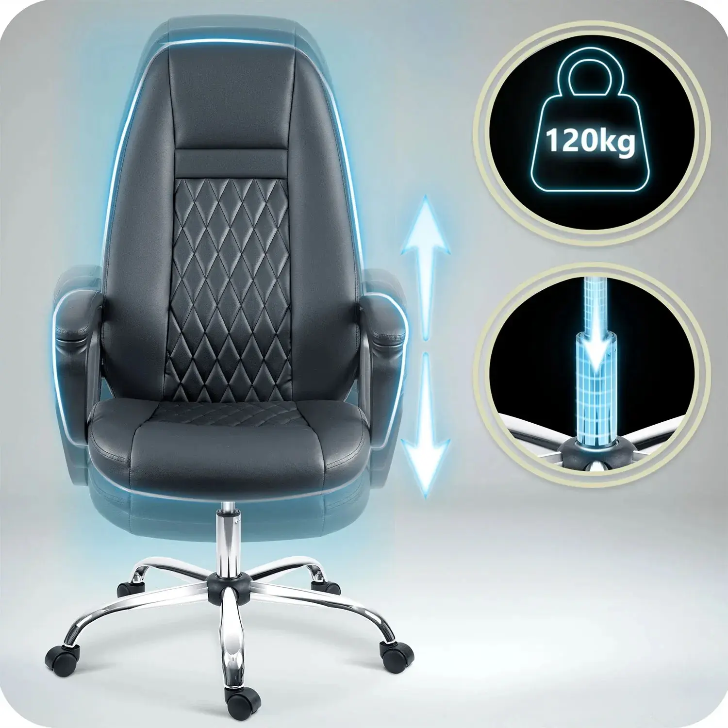 Кресло Sofotel 702 (Black) - 12