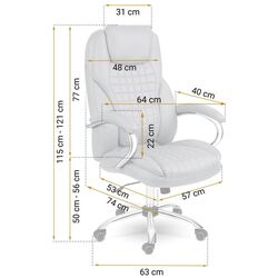 Fotoliu Sofotel Batory (Light Grey) Thumb