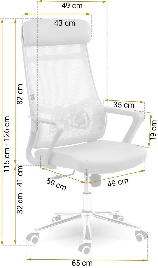 Fotoliu Sofotel Brema (Grey/Chrome)