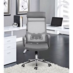 Fotoliu Sofotel Brema (Grey/Chrome)