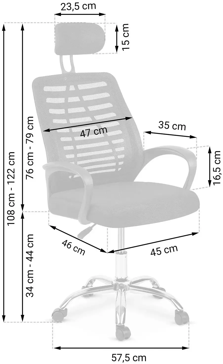 Кресло Sofotel Bristi 241800 (Black) - 6