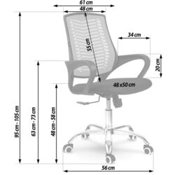 Кресло Sofotel Denar (Black) Thumb