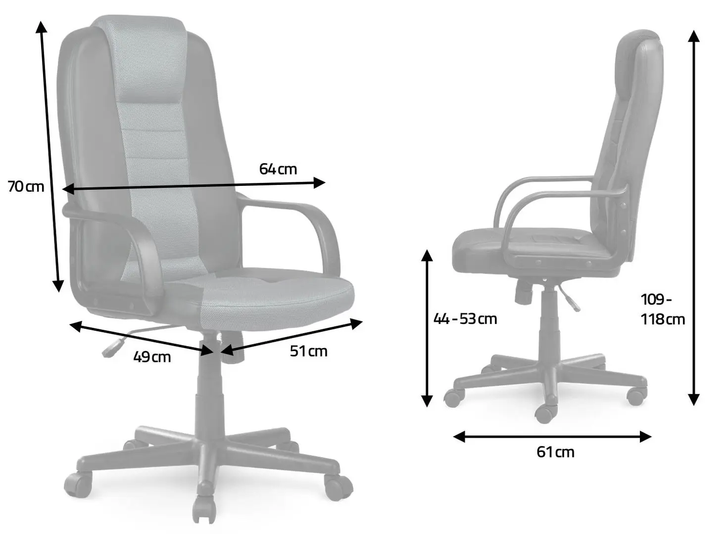 Кресло Sofotel Eago 518B (Black/Gray)