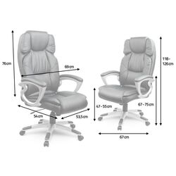 Fotoliu Sofotel Eago EG-227 (Black) Thumb