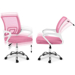 Кресло Sofotel Emeri 242001 (White/Pink) Thumb