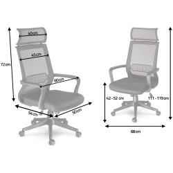 Кресло Sofotel Nosberg 2410 (Black) Thumb