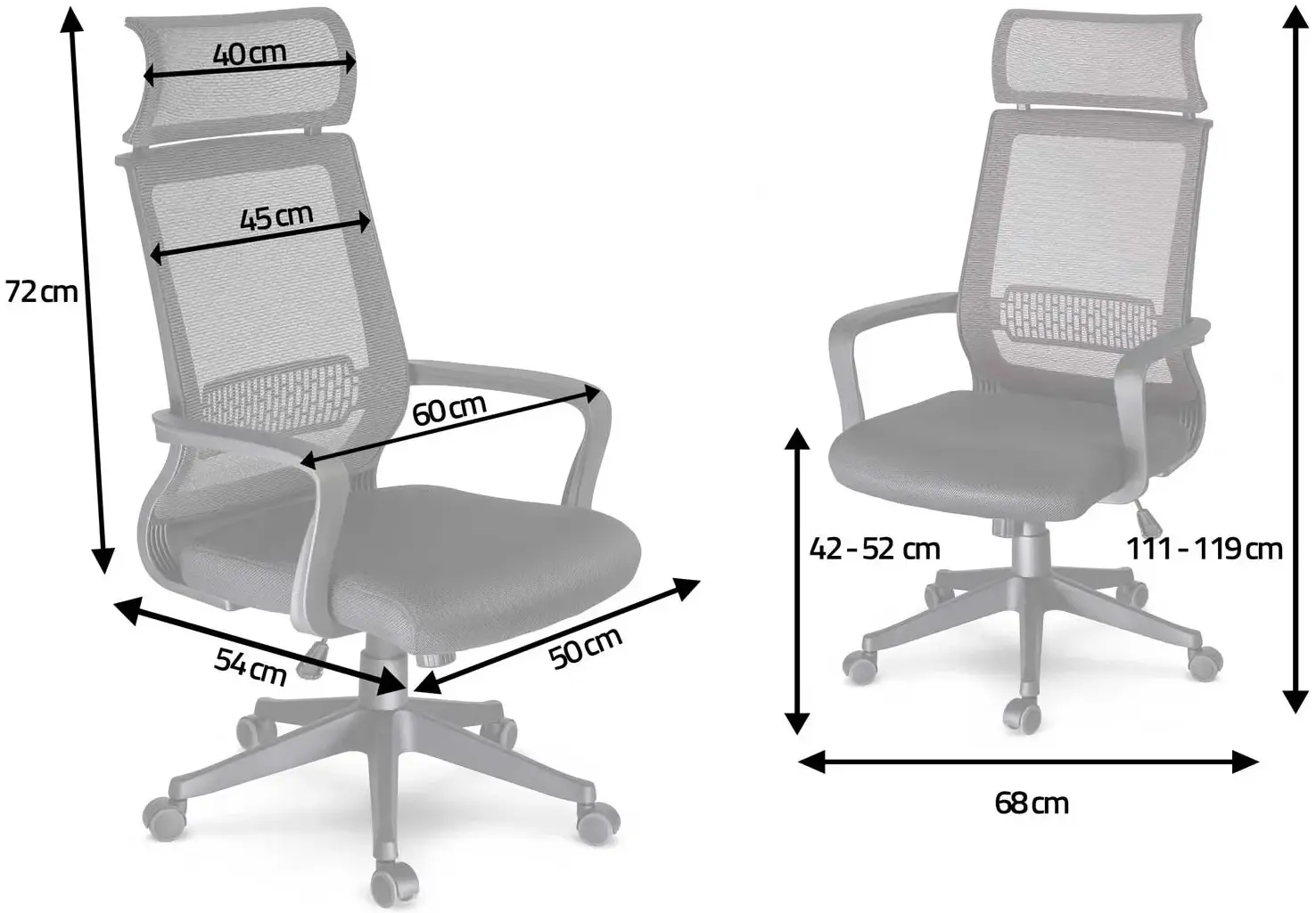 Кресло Sofotel Nosberg 2410 (Black) - 5