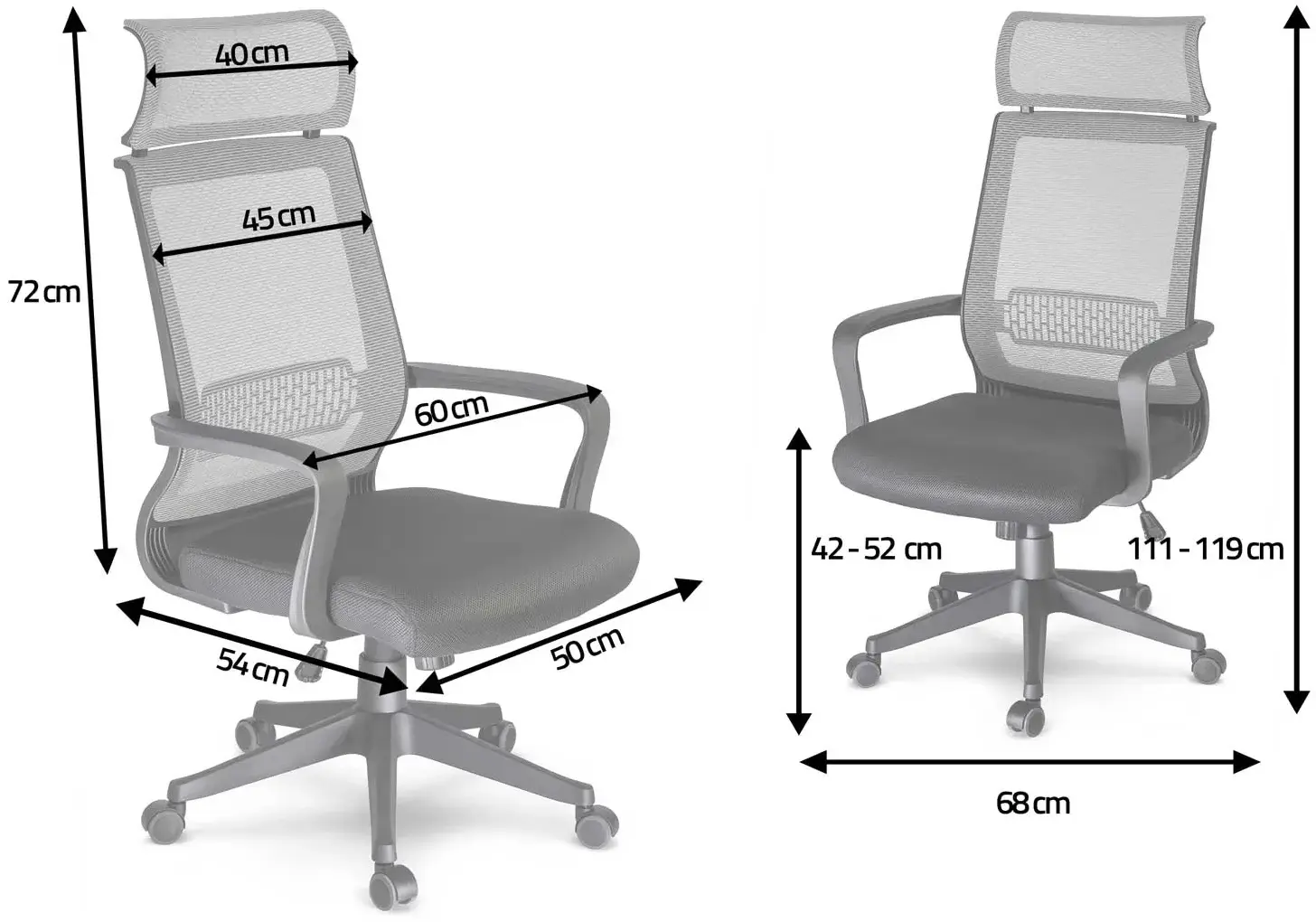 Fotoliu Sofotel Nosberg 2411 (Grey/Black) - 4