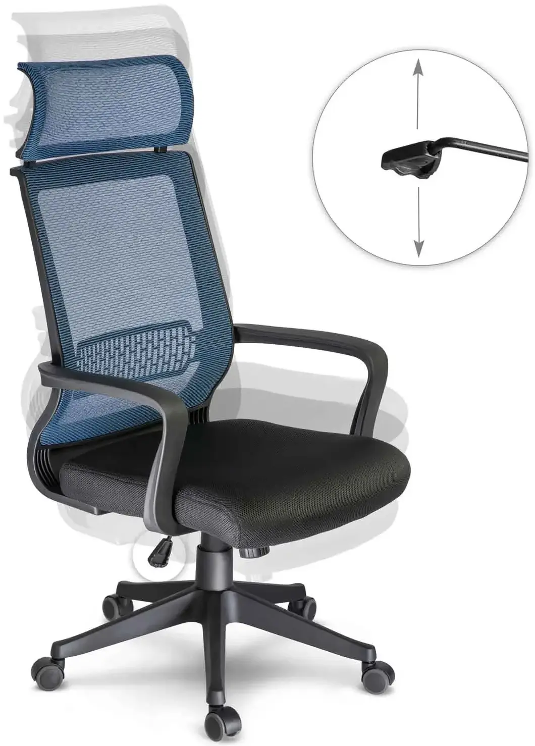 Fotoliu Sofotel Nosberg 2412 (Blue/Black) - 5