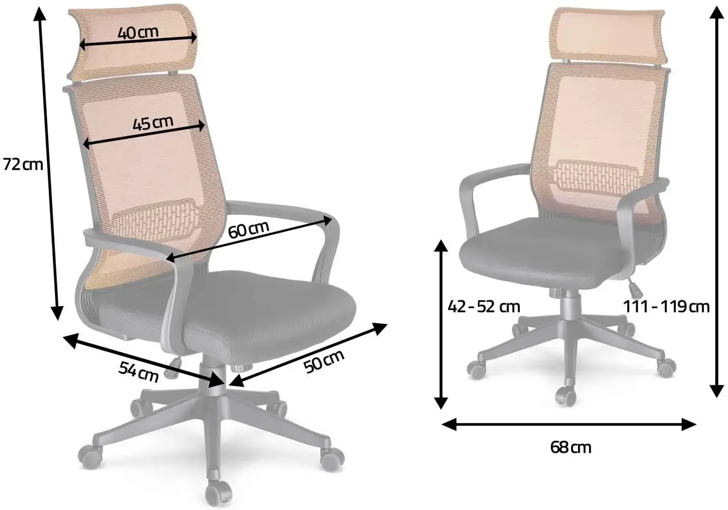 Fotoliu Sofotel Nosberg 2414 (Brown/Black) - 3