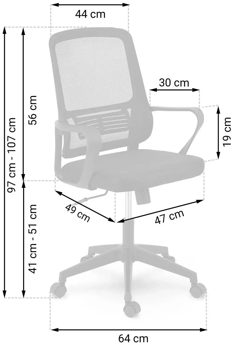Fotoliu Sofotel Rivilo 241500 (Black) - 3