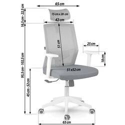 Fotoliu Sofotel Rotar (Grey) Thumb