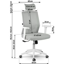 Fotoliu Sofotel Rotar (Light Grey) Thumb