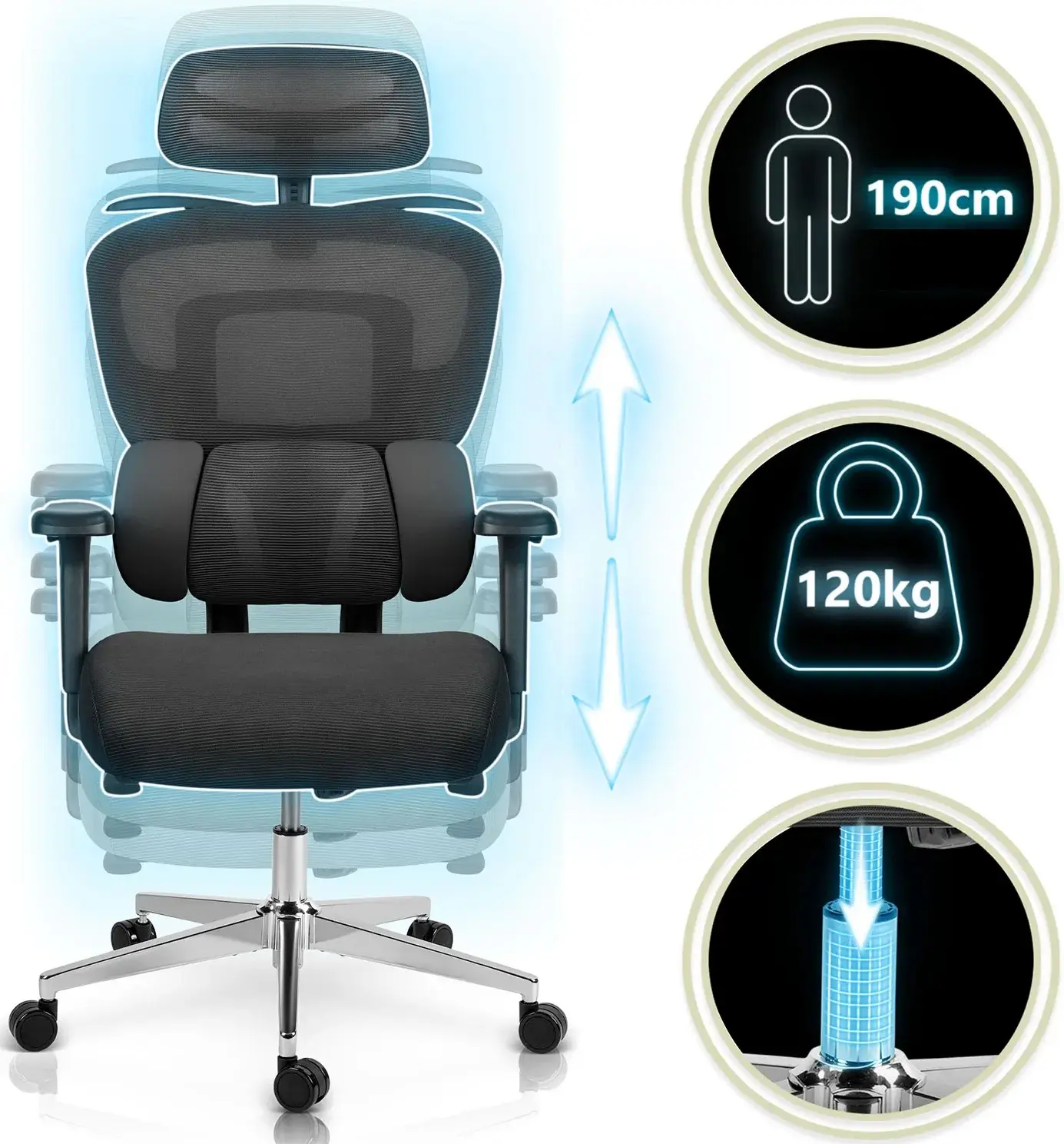 Fotoliu Sofotel Talin 2490 (Black) - 8
