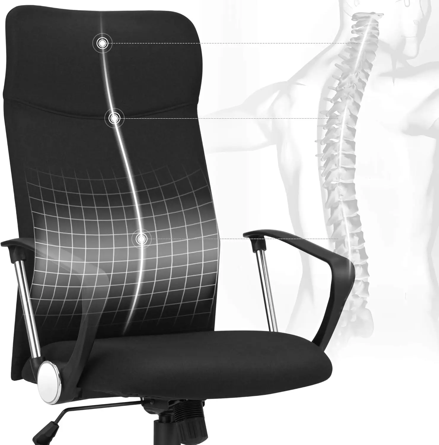 Кресло Songmics OBN034B01 (Black) - 3