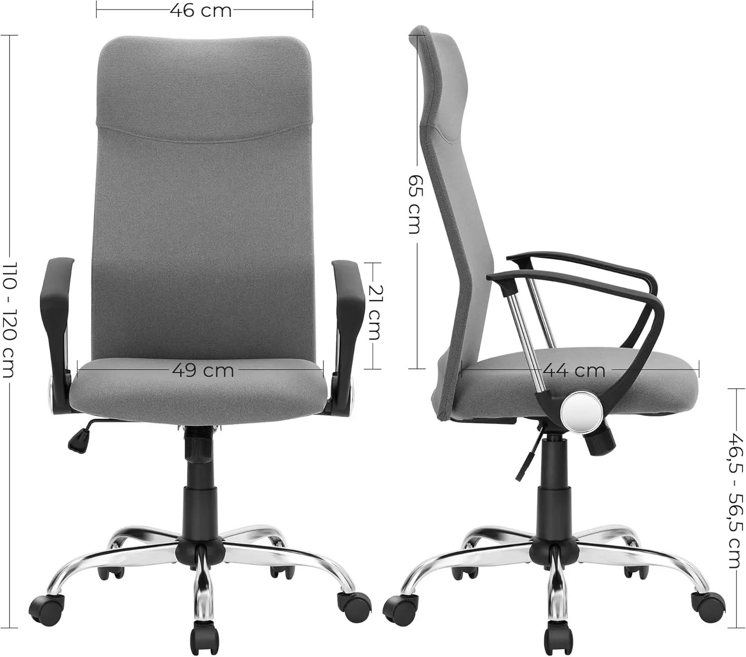 Fotoliu Songmics OBN034G01 (Grey) - 7