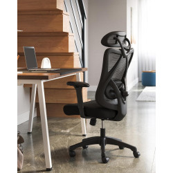 Fotoliu Songmics OBN063B01 (Black) Thumb