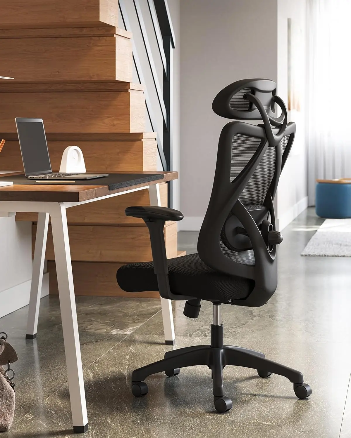 Fotoliu Songmics OBN063B01 (Black)