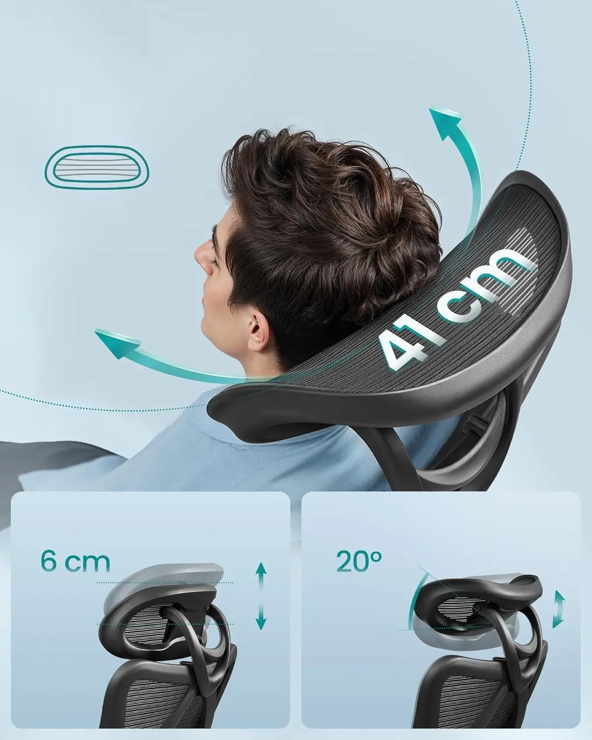 Fotoliu Songmics OBN063B01 (Black)