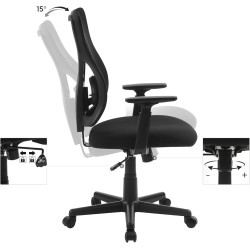 Кресло Songmics OBN36BK (Black) Thumb