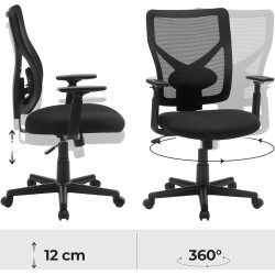 Кресло Songmics OBN36BK (Black) Thumb