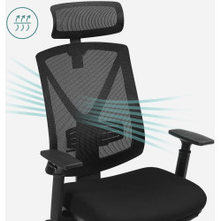 Кресло Songmics OBN61BKV1 (Black) Thumb