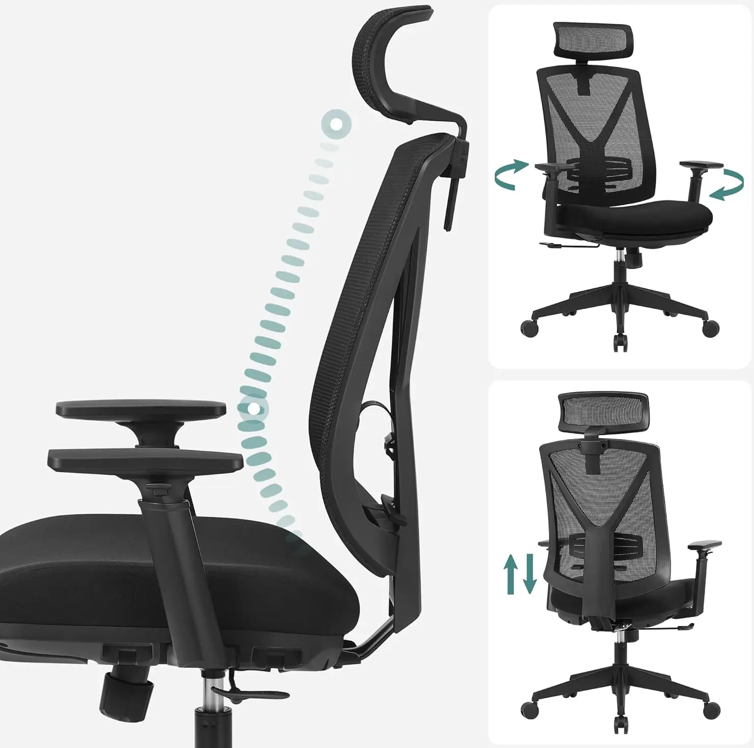 Кресло Songmics OBN61BKV1 (Black)