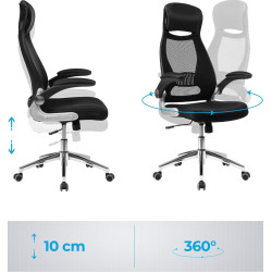 Fotoliu Songmics OBN86BK (Black) Thumb