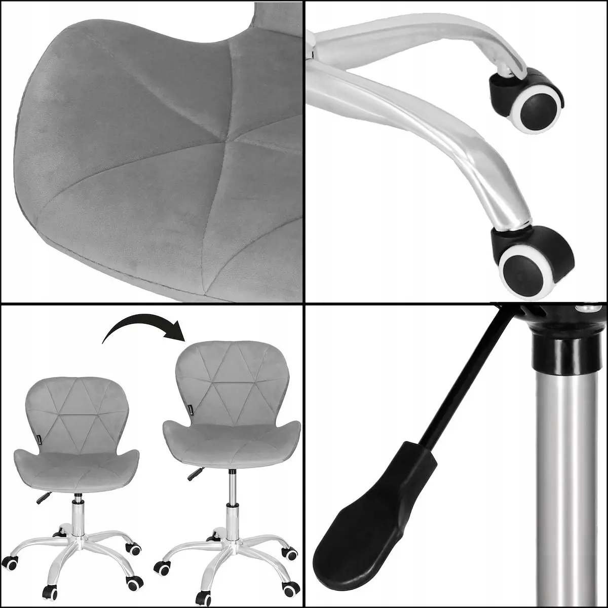 Fotoliu Springos HF0018 (Gray) - 5