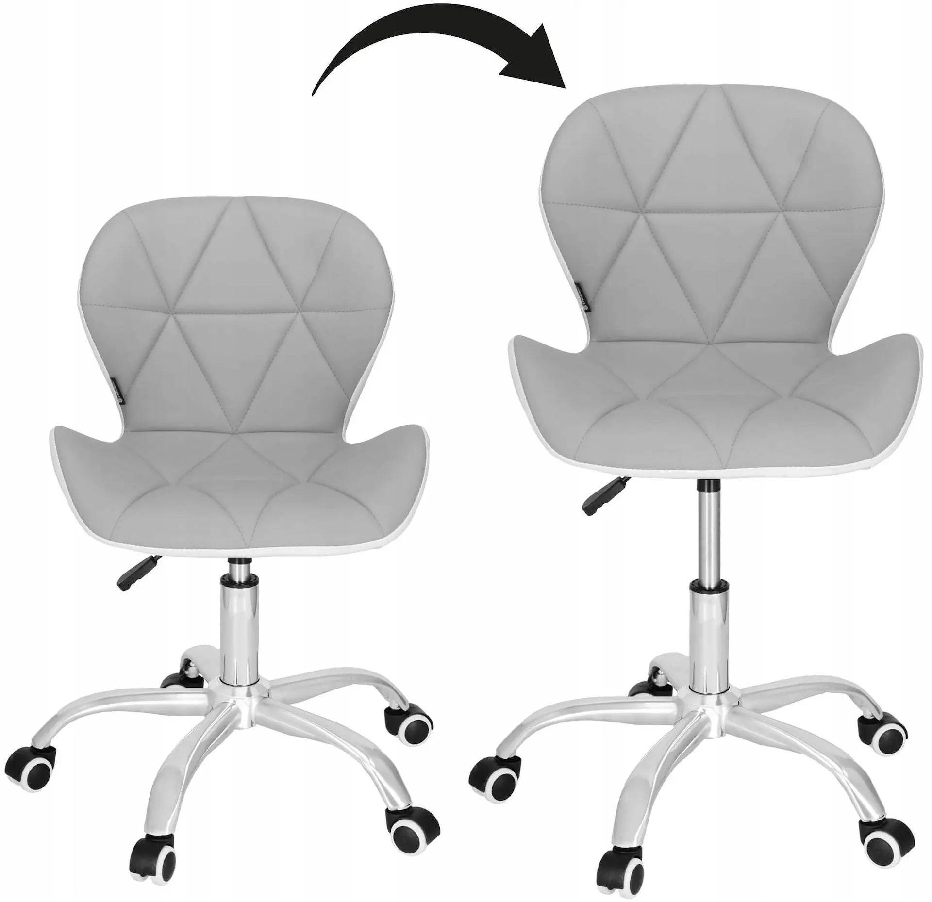 Кресло Springos HF0023 (Grey/White) - 5