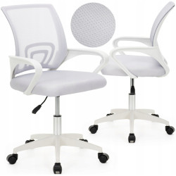 Fotoliu Springos HF0073 (White/Grey) Thumb