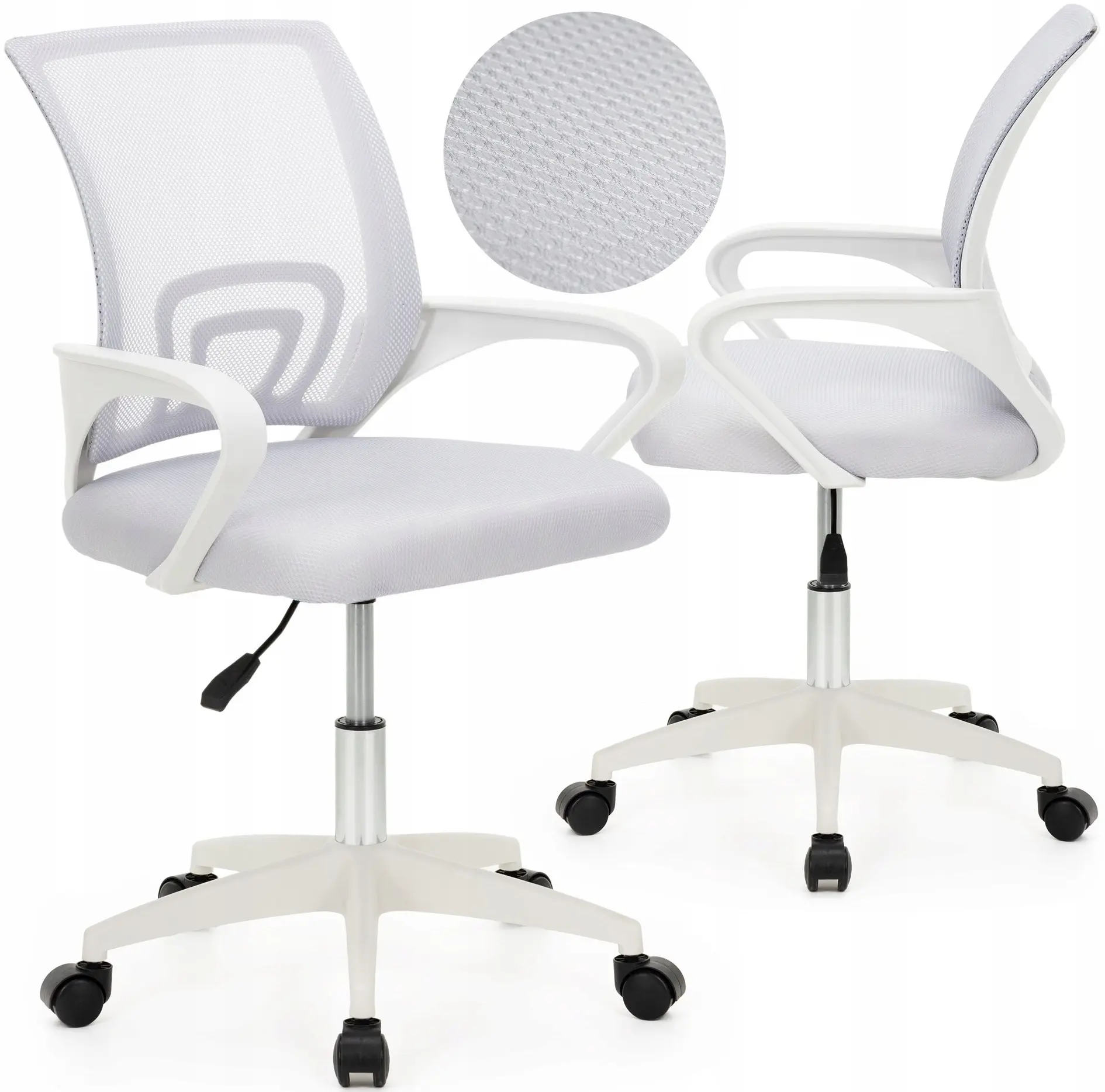 Fotoliu Springos HF0073 (White/Grey) - 3