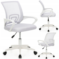 Fotoliu Springos HF0073 (White/Grey) Thumb