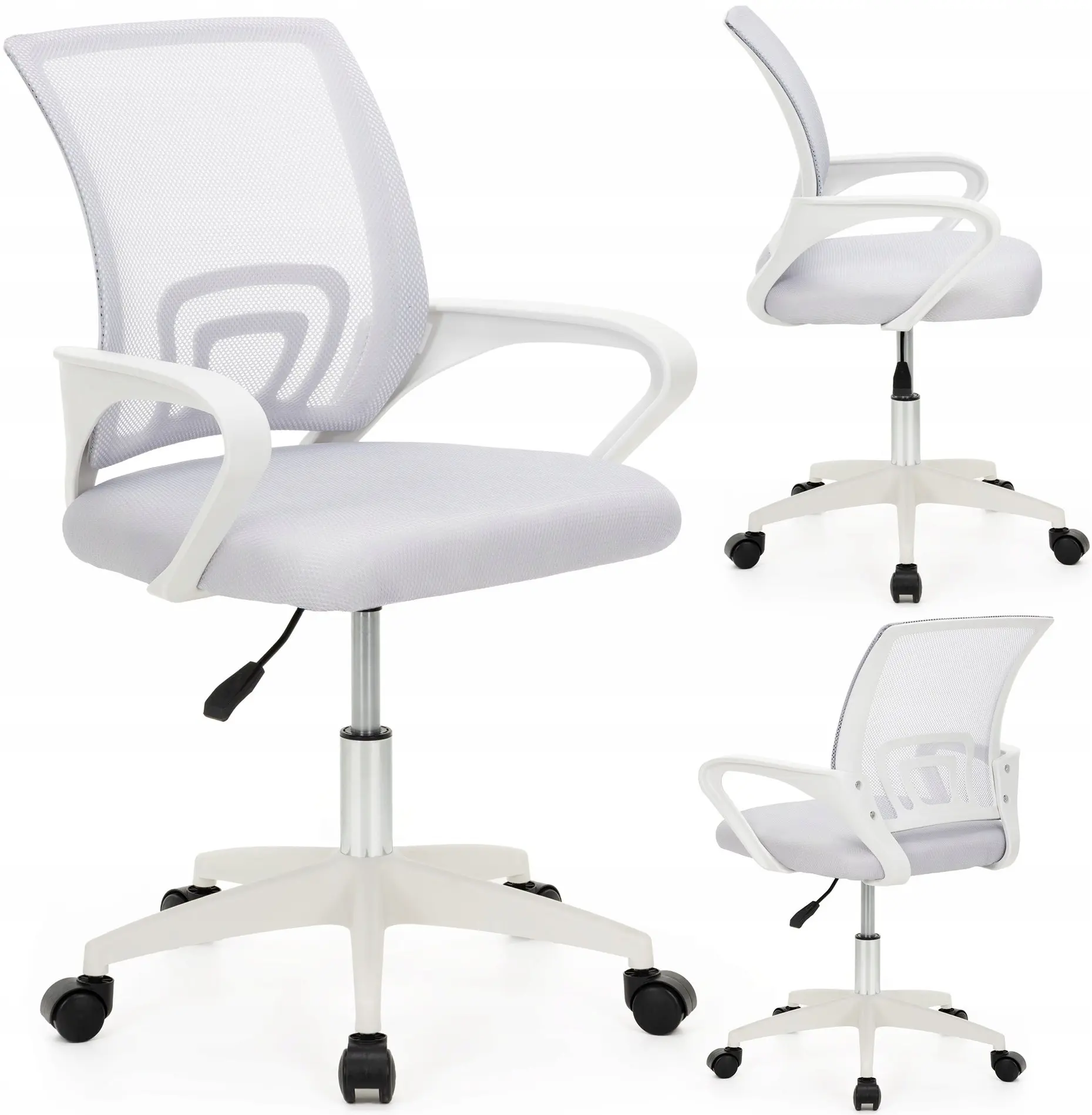Fotoliu Springos HF0073 (White/Grey) - 4