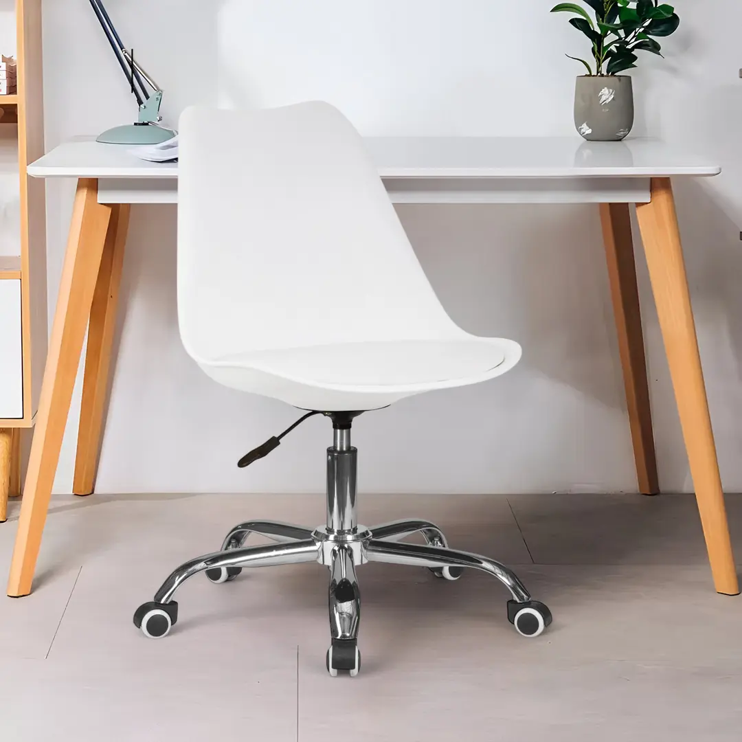 Кресло Sunrise C-30 PP (White/Chrome)