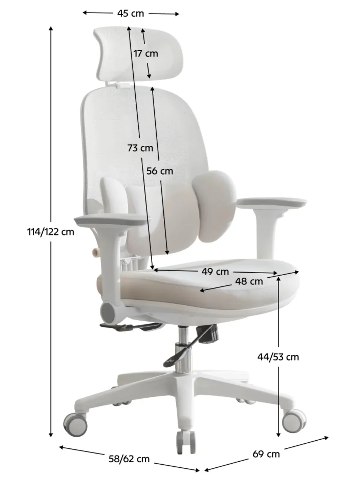 Кресло Tempo Kondela Abramo (Grey/White) - 10