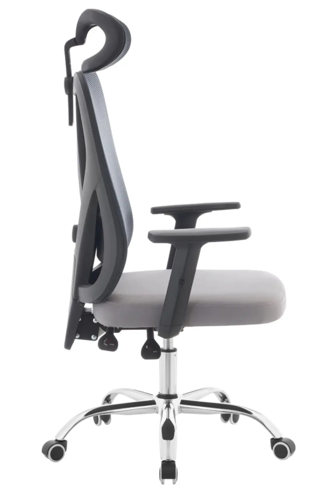 Кресло Tempo Kondela Ademir (Grey/Chrome) - 4