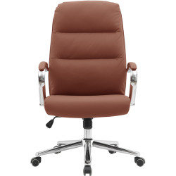 Кресло Tempo Kondela Admon (Camel Brown/Chrome) Thumb