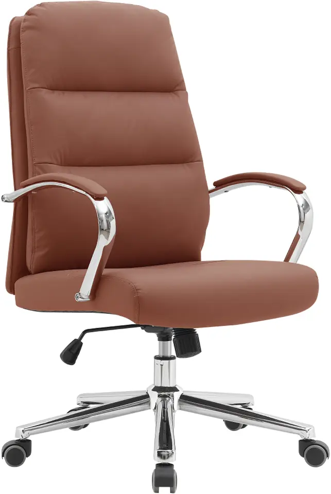Кресло Tempo Kondela Admon (Camel Brown/Chrome) - 3