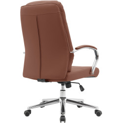 Кресло Tempo Kondela Admon (Camel Brown/Chrome) Thumb