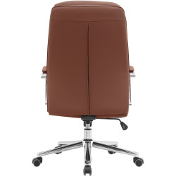 Кресло Tempo Kondela Admon (Camel Brown/Chrome) Thumb