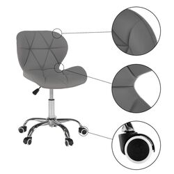 Fotoliu Tempo Kondela Argus New (Gray/Chrome) Thumb