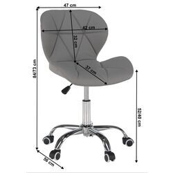 Fotoliu Tempo Kondela Argus New (Gray/Chrome) Thumb