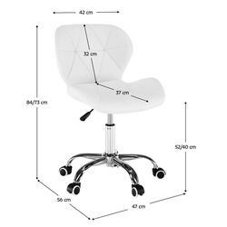 Fotoliu Tempo Kondela Argus New (White/Chrome) Thumb