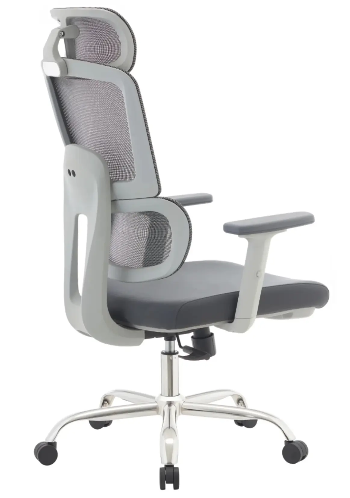 Кресло Tempo Kondela Byron (Grey/Chrome) - 4