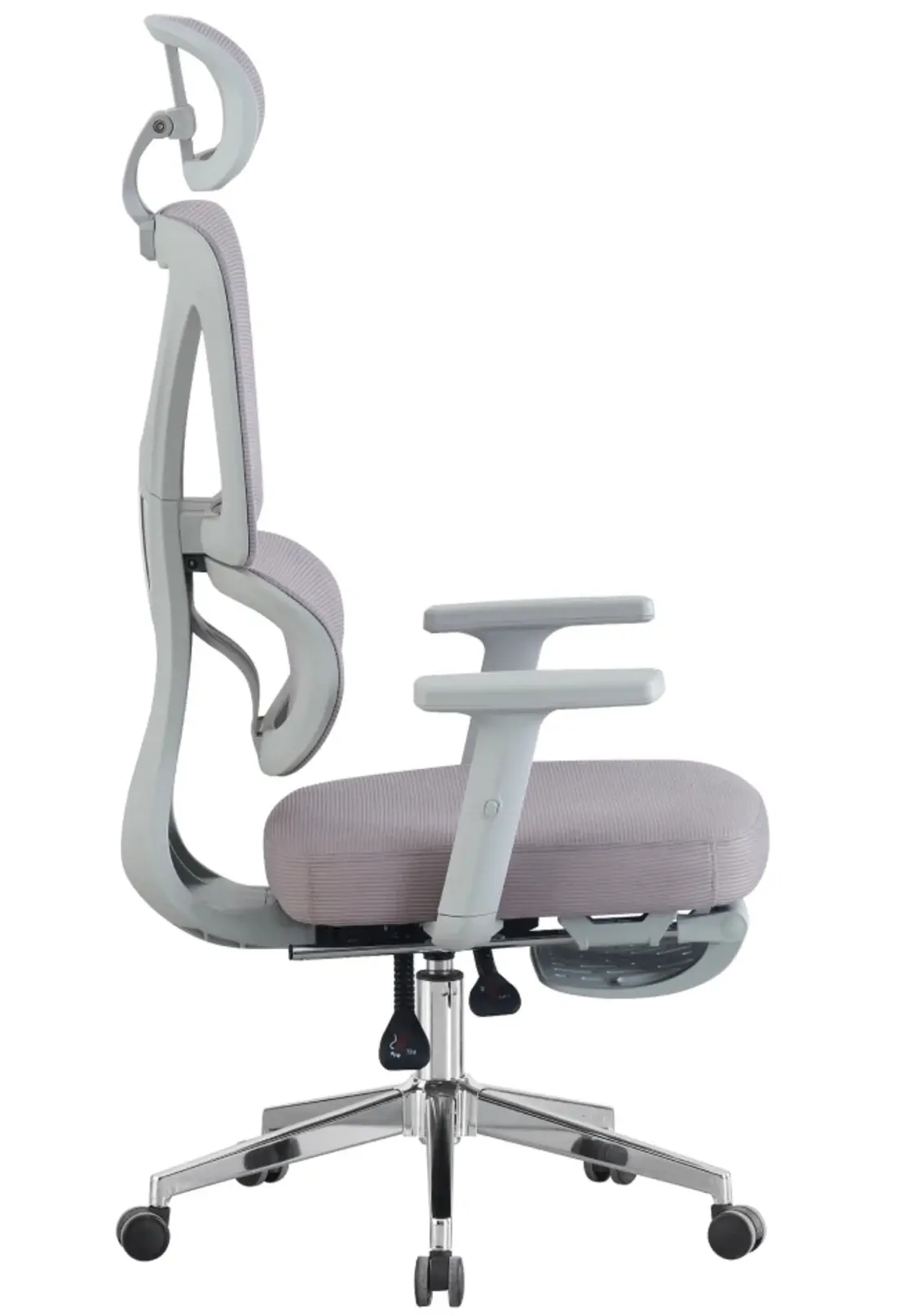 Fotoliu Tempo Kondela Demos (Grey/Chrome) - 3