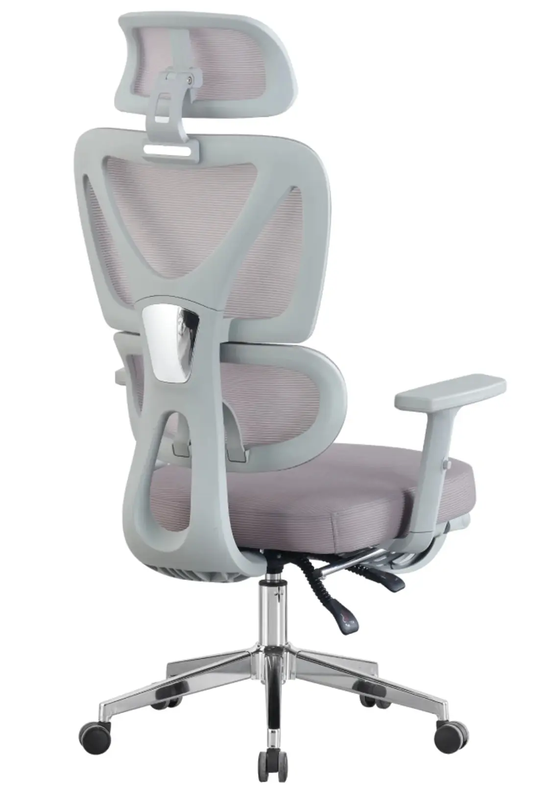 Fotoliu Tempo Kondela Demos (Grey/Chrome) - 4